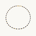 Lapis ve Hematit Taşlı Kolye